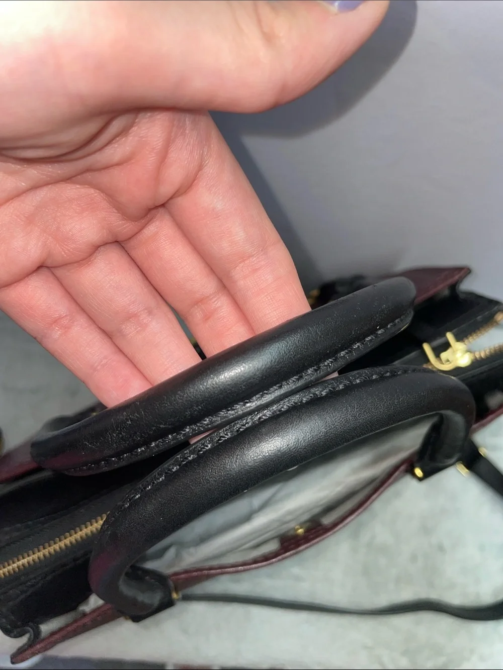 Fossil euc burgundy
